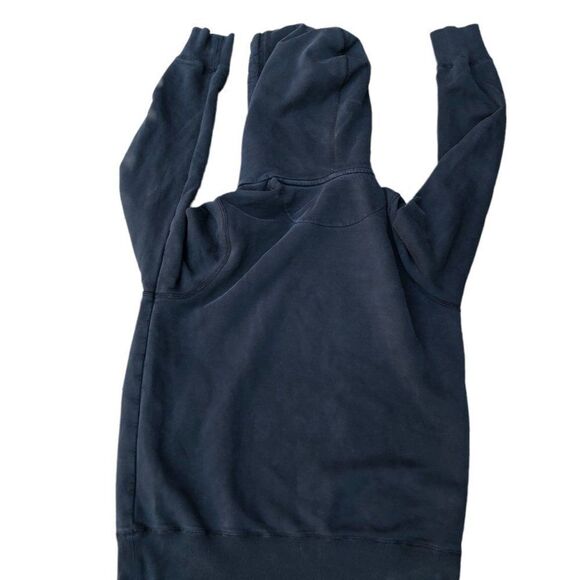 Vintage Embroidered Nike Hoodie Medium Big Logo Black - Picture 6 of 10